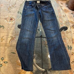 Hudson Jeans Blue Boot Cut Denim with Vintage Fading